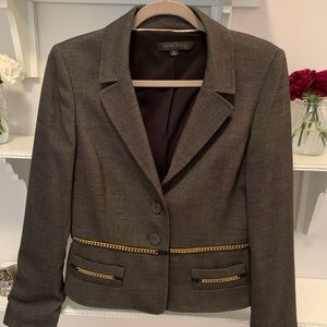 Ann Klein Jacket Chain Details EUC